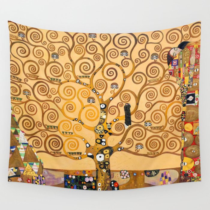 Gustav Klimt Tree Of Life Wall Tapestry By Historystuff Gustav Klimt Tree Of Life Wall Tapestry By Historystuff