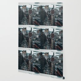 New York City Manhattan skyline Wallpaper