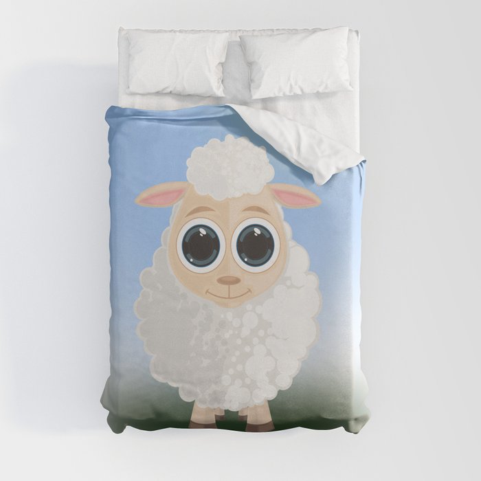 White Sheep Duvet Cover