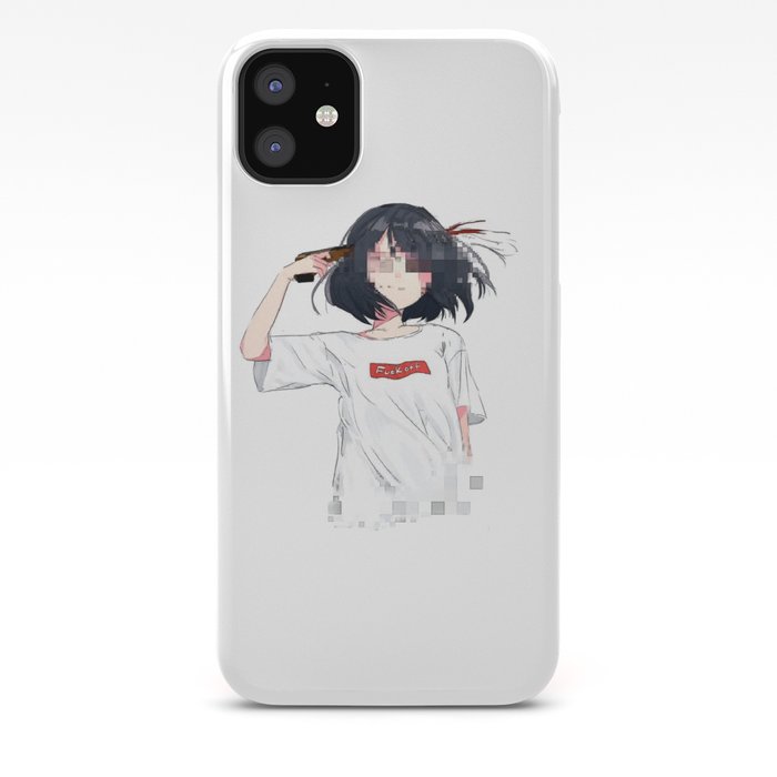 Sad Anime Aesthetic Fuck Off Iphone Case By Andrey22007 Society6