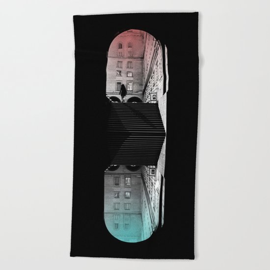 traveling pill Beach Towel