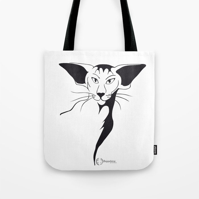 Mean look with a gentle heart Tote Bag