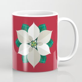 Christmas Poinsettia Red Coffee Mug
