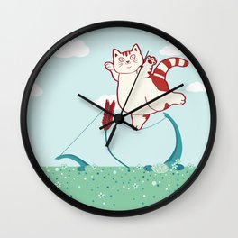 Fat Cat Wall Clocks For Any Decor Style Society6