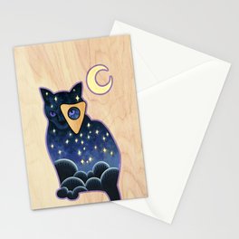 Ouija Cat Stationery Cards