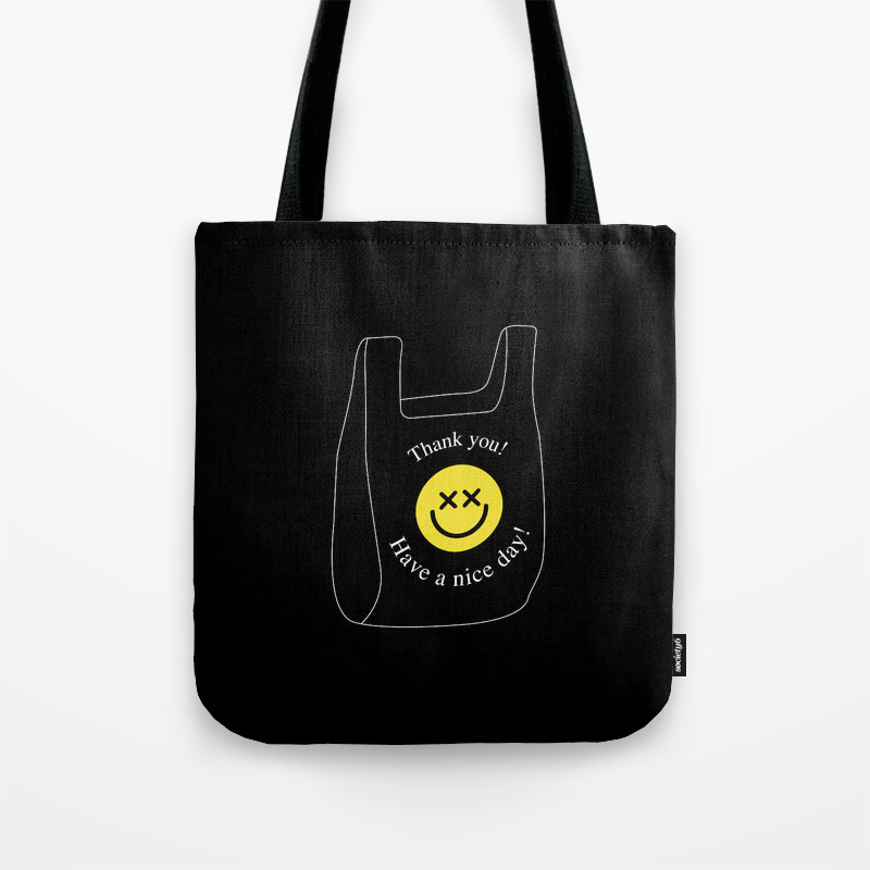 Thank You Have A Nice Day Plastic Bag Tote Bag By Danielbndz Society6