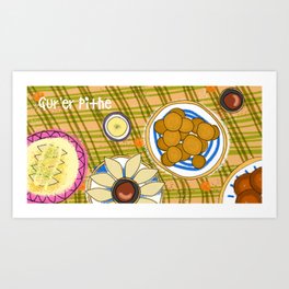 Fried Jaggery Dumplings  Art Print