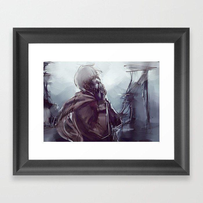 Russia's Cold Framed Art Print