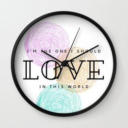 epiphany - BTS Jin inspired Wall Clock