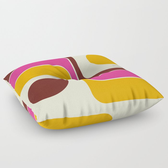 Retro Geometric Design 743 Floor Pillow
