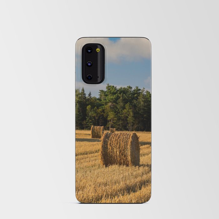 PEI Rural Hay Bales 2 Android Card Case