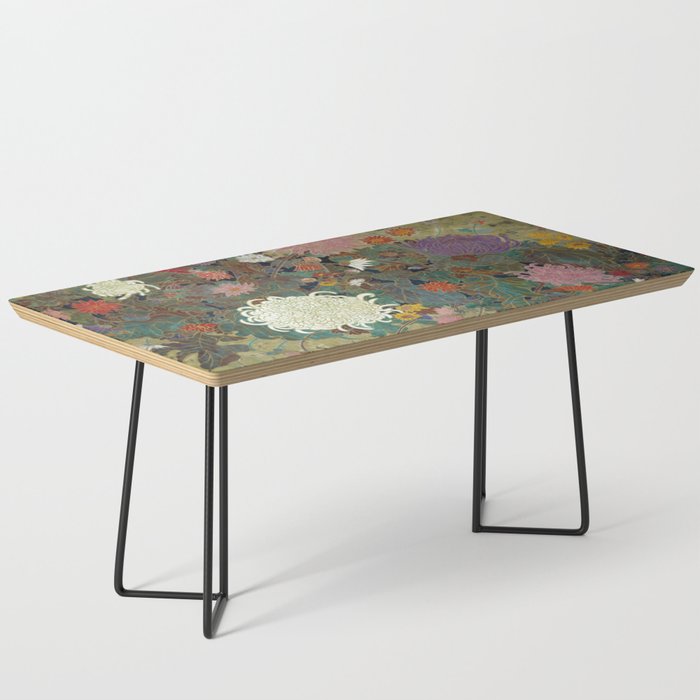 flower【Japanese painting】 Coffee Table