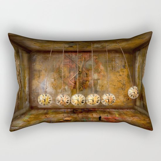 Zeituhr ! Rectangular Pillow