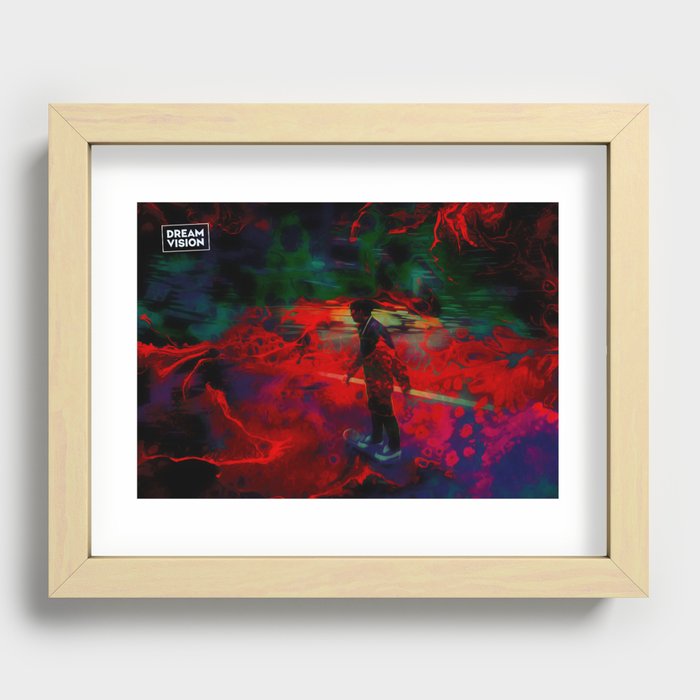 Bloodrush Recessed Framed Print