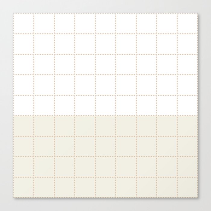Geometric Checkered - Minimal | Canvas Print