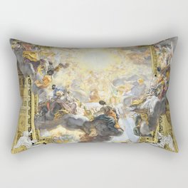 Renaissance Painting Fresco Angels Gods Rectangular Pillow