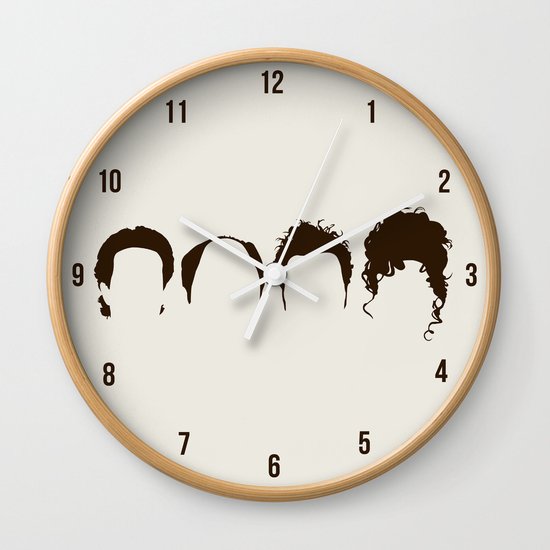 Seinfeld Hair Wall Clock