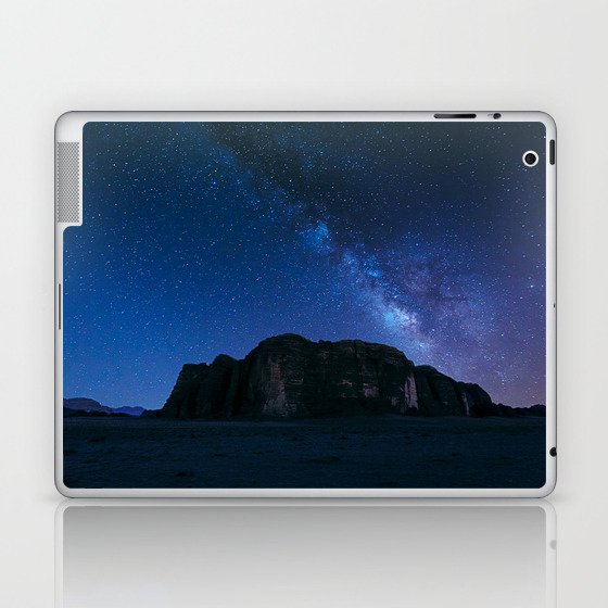 Milky Way Over Wadi Rum Laptop & iPad Skin