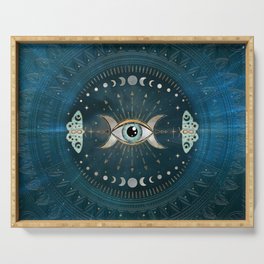 All Seeing Eye and Moons Serving Tray