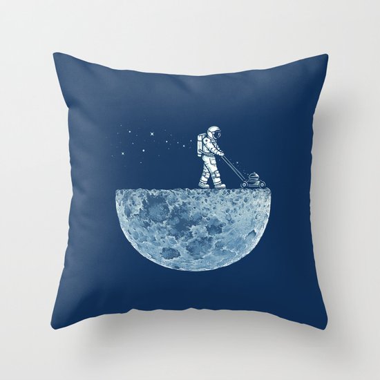 Mown Throw Pillow