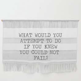 What would you attempt Wall Hanging