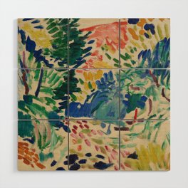 Landscape at Collioure - Henri Matisse - Exhibition Poster Wood Wall Art