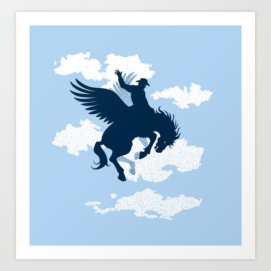 Sky Rodeo Art Print