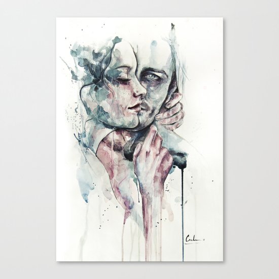 forever yours freckles Canvas Print