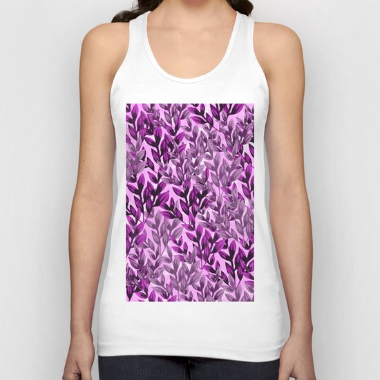 Leaf pattern III Unisex Tank Top