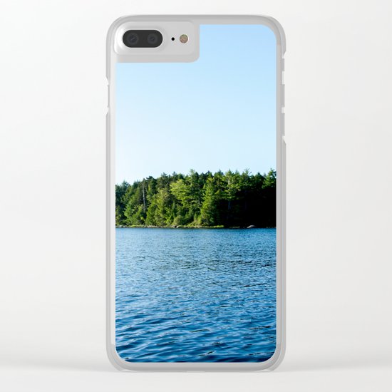 Bottle Island Clear iPhone Case