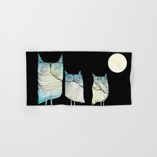 Owls Hand & Bath Towel