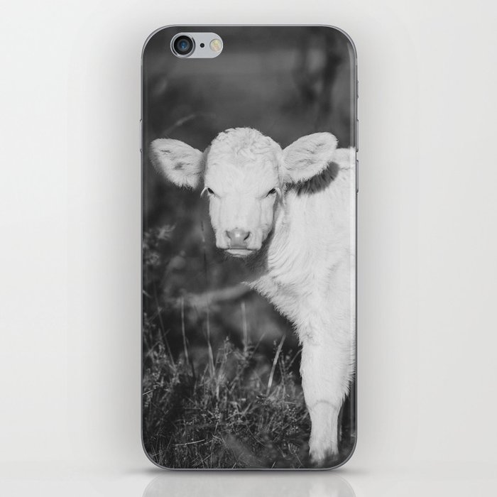 Cute Calf (Black and White) iPhone Skin