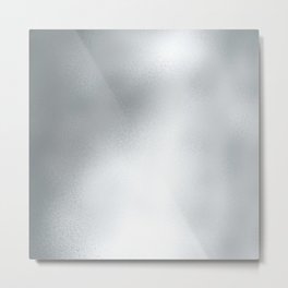 Elegant abstract faux silver foil gradient Metal Print | Abstractsilver, Trendy, Pattern, Painting, Fashion, Abstract, Modern, Silvergradient, Luxury, Gradient 