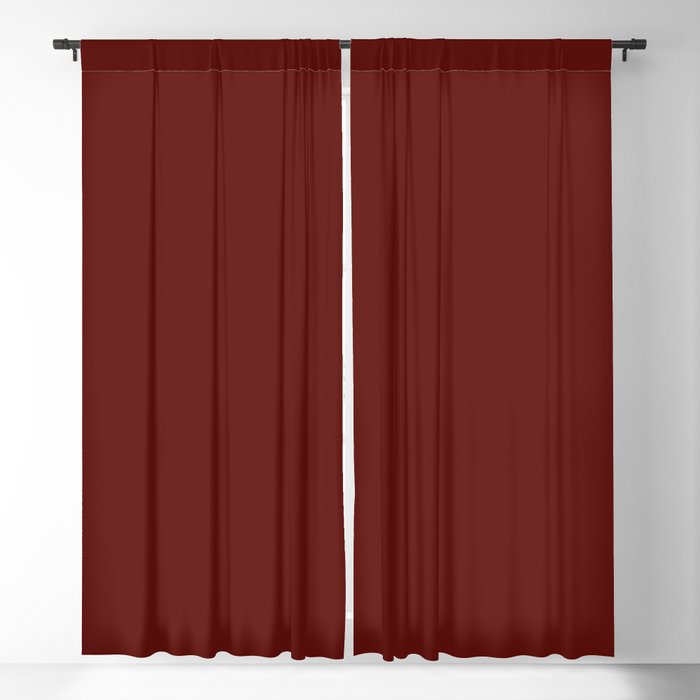 Autumn Red Blackout Curtain