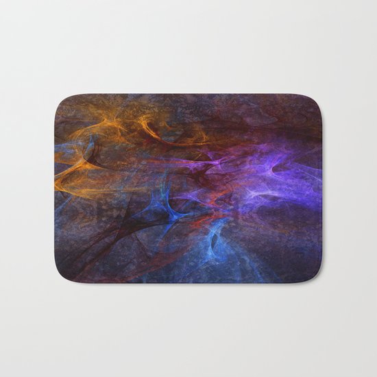 Modern abstract with artistic textures and structures Bath Mat