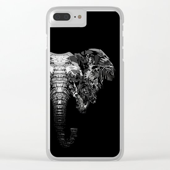 Elephant Clear iPhone Case