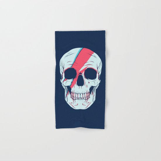 Bowie Skull Hand & Bath Towel