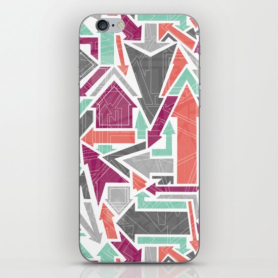 Patterned Arrows iPhone & iPod Skin