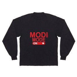 Modi Mode On Long Sleeve T-shirt