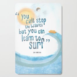 Learn to surf  Cutting Board