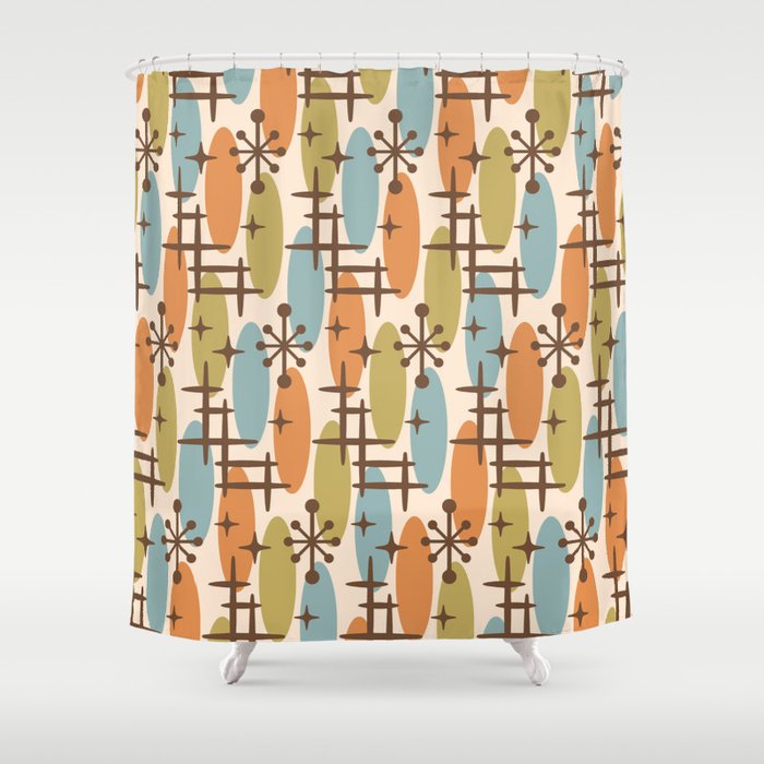 Mid Century Modern Style 234 Shower Curtain