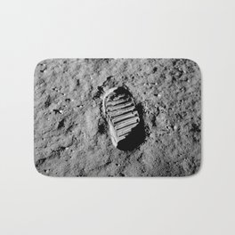 Nasa Picture 1: footprint on the moon Bath Mat