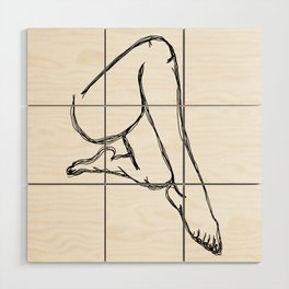 Leg Study Pt.1 Wood Wall Art