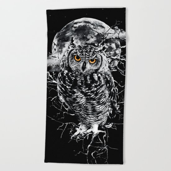 OWL BW II Beach Towel