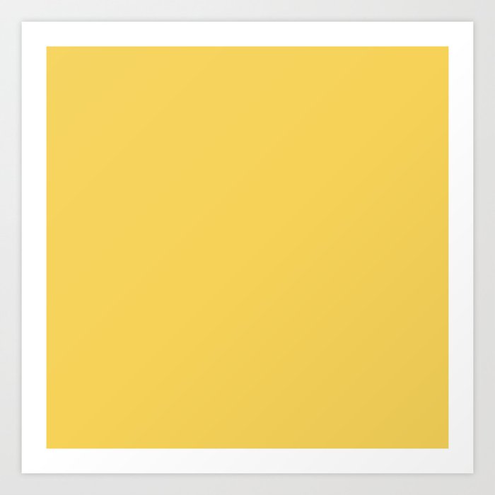 Spring 2017 Designer Colors Primrose Yellow Art Print
