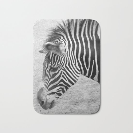 Zebra Bath Mat