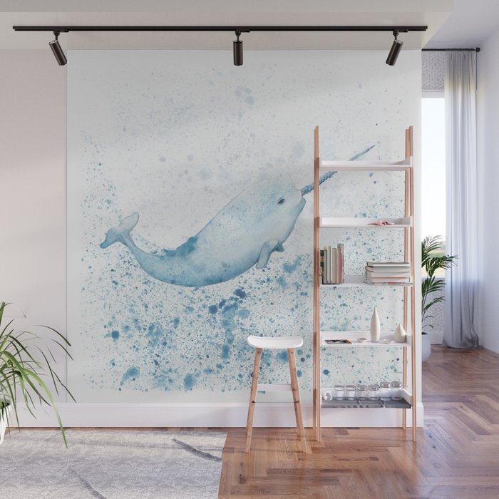 Magical Narwhal Wall Mural