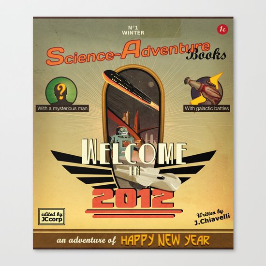 Welcome in 2012 Canvas Print