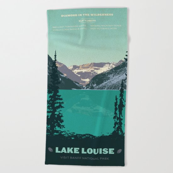 Lake Louise Beach Towel