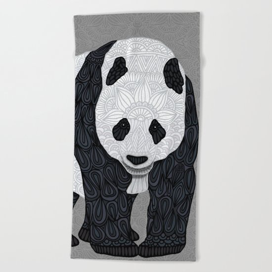 Papa Panda Beach Towel